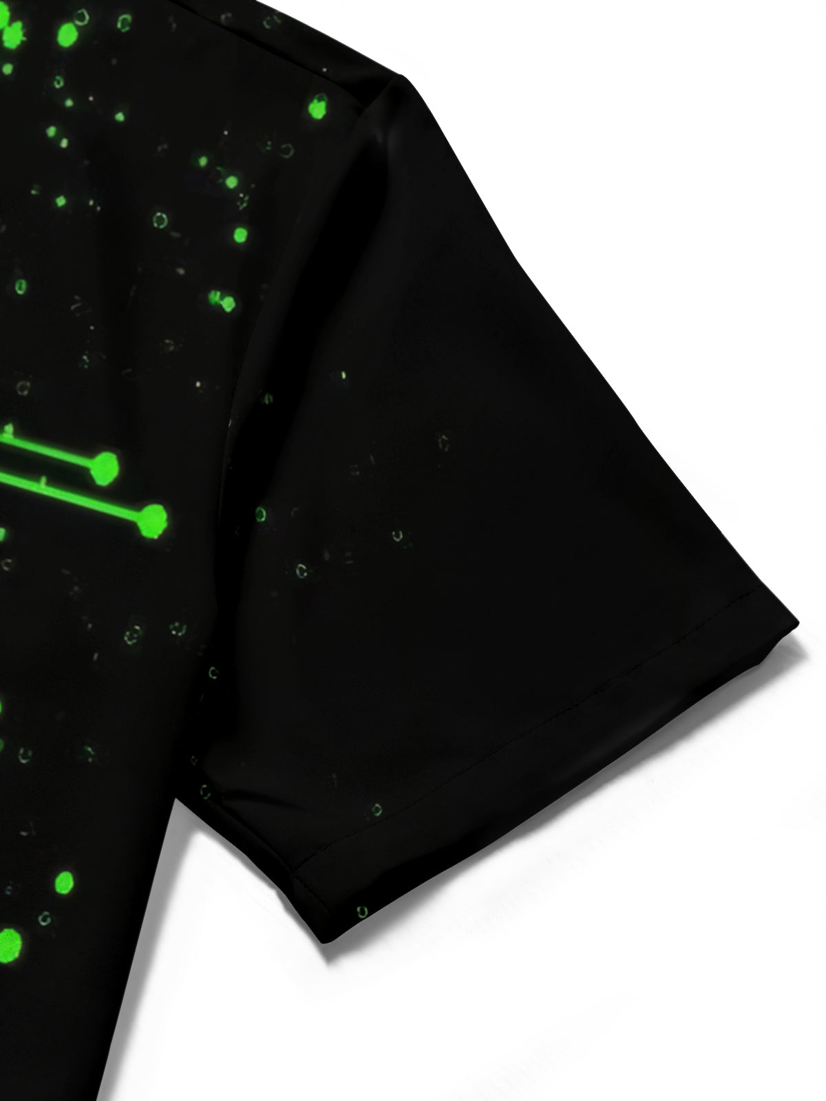 Geometrische Print -Herren -Taschen -Kurzärmel -Shirts
