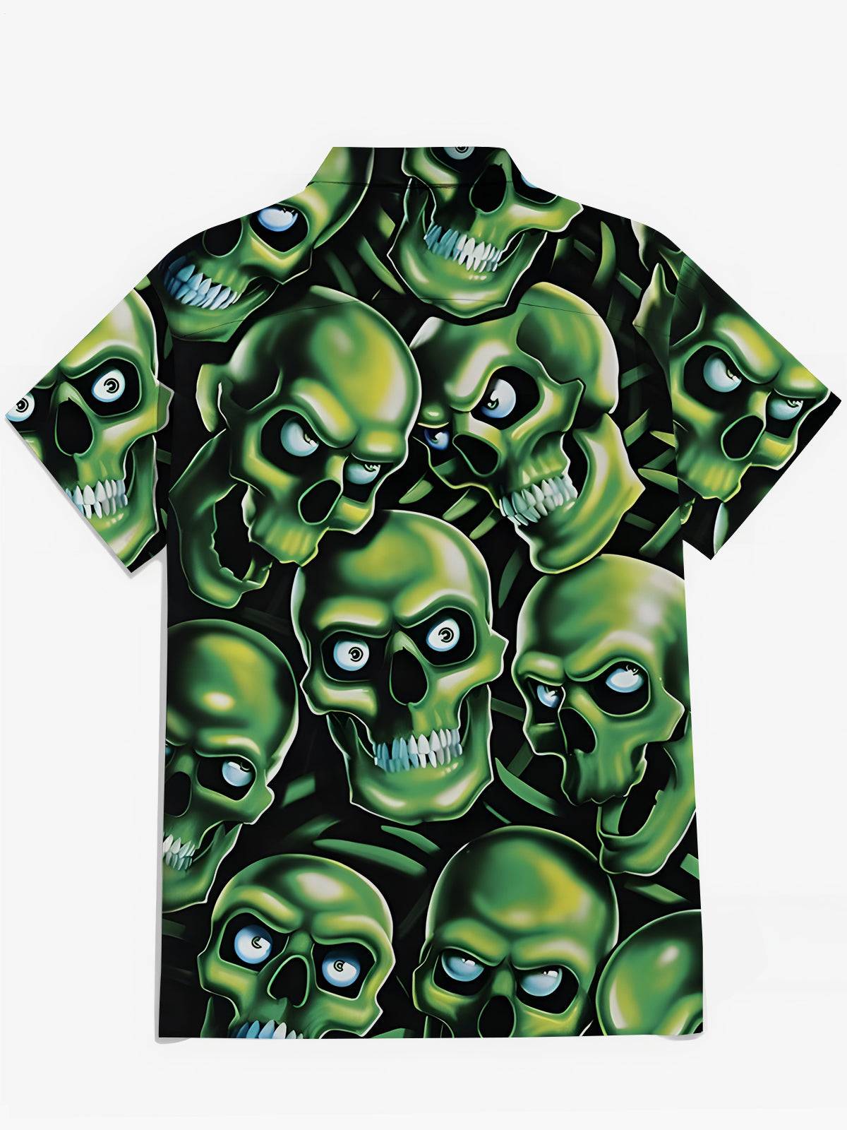 Schädeldruck Herren -Taschen -Kurzärmel -Shirts