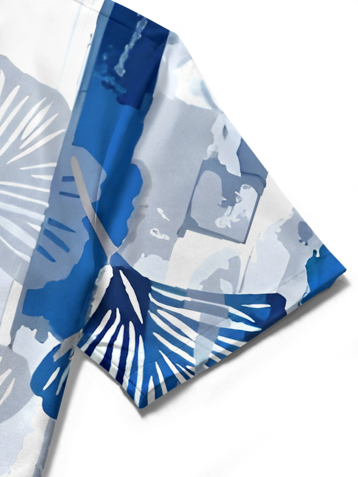 Leaf Herren -Tasche Kurzarmhemden