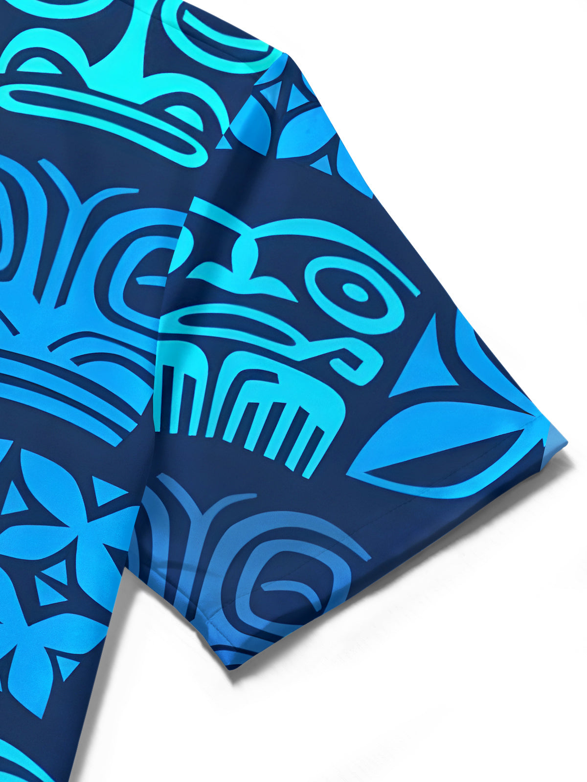 Hawaiianische Herren -Taschen -Kurzarmhemden