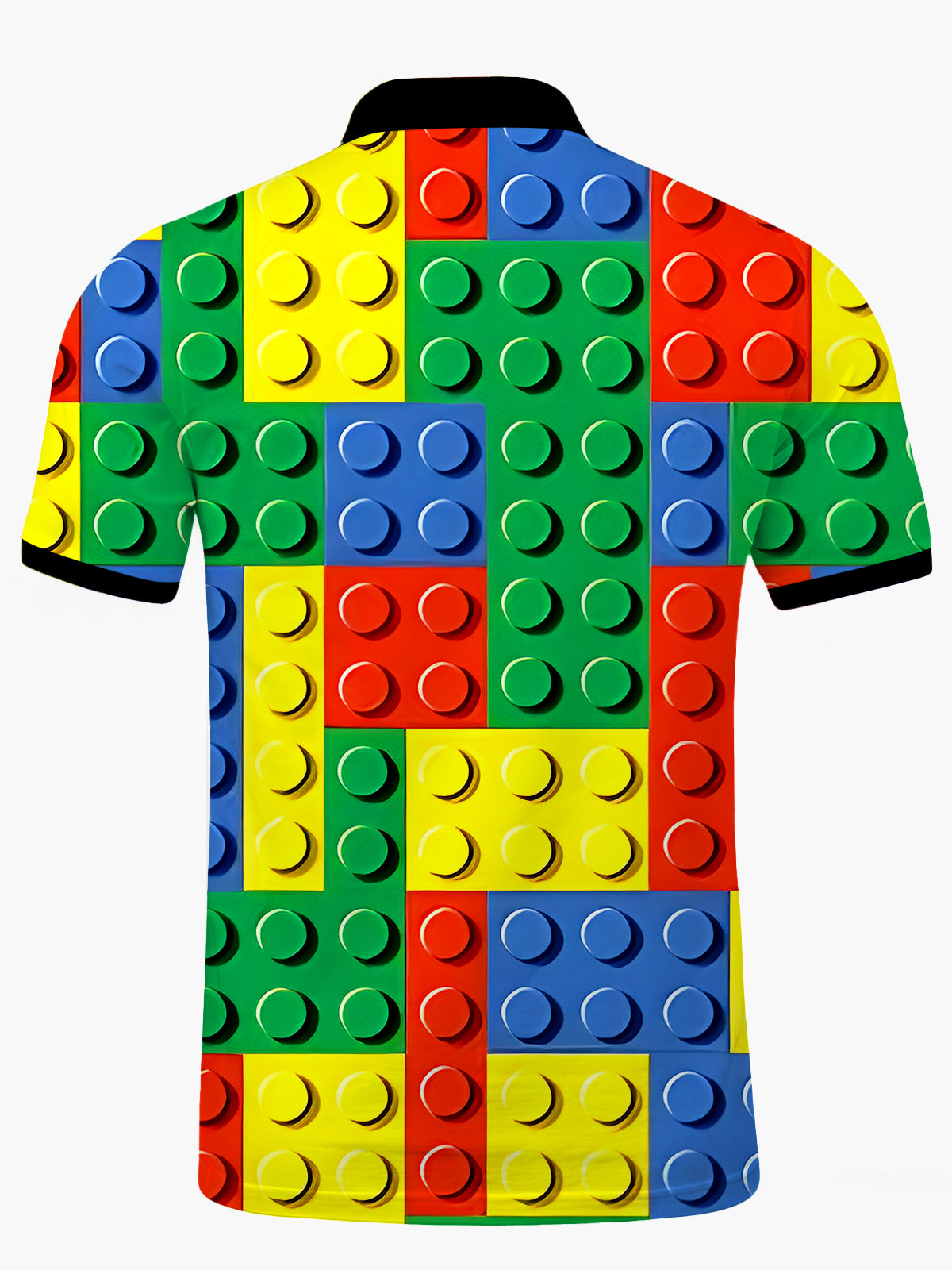 Bausteine für Kurzarm -Polo -Hemd Von Männern.