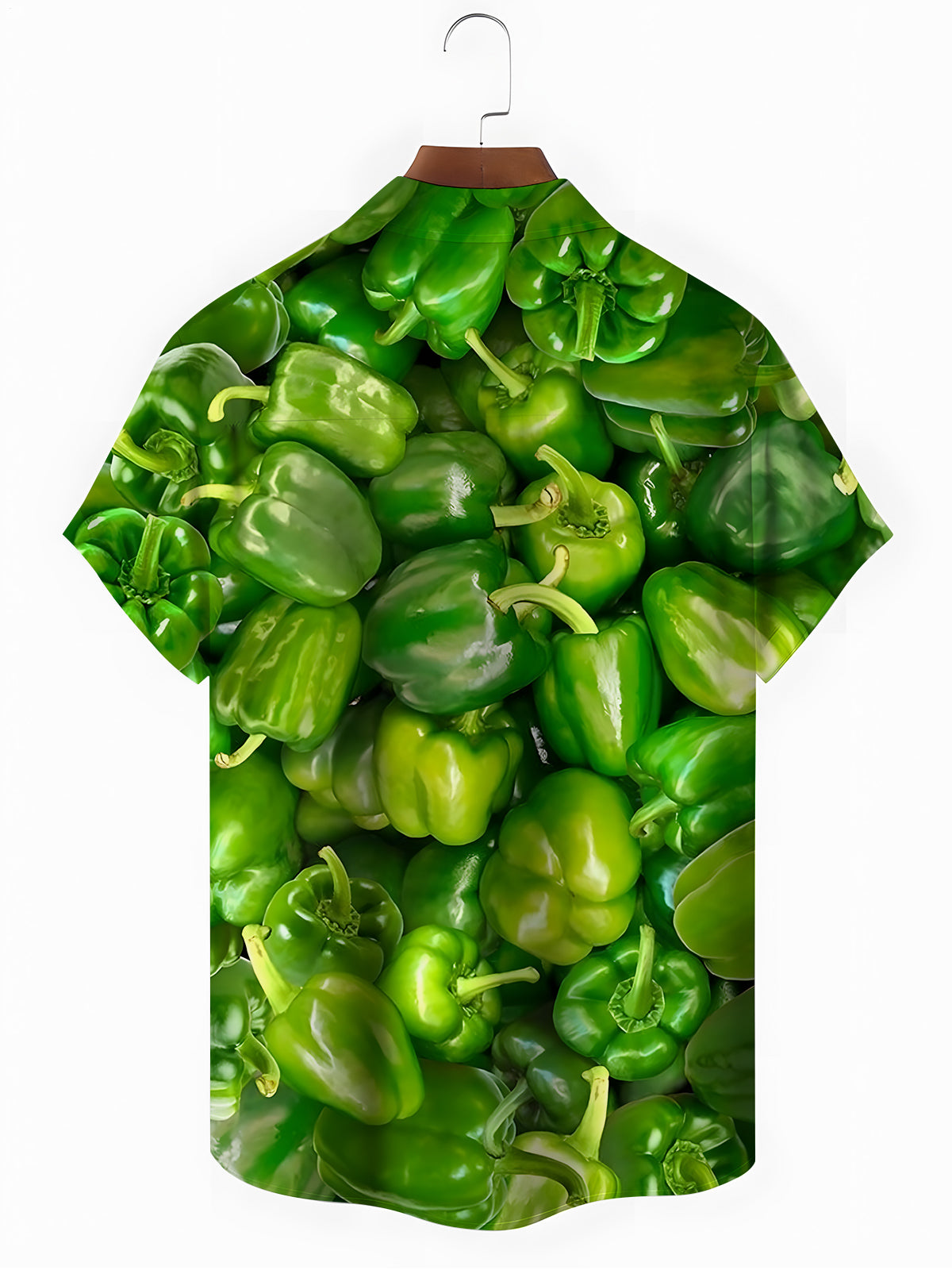 Chili Print Herren -Tasche Kurzarm Shirts