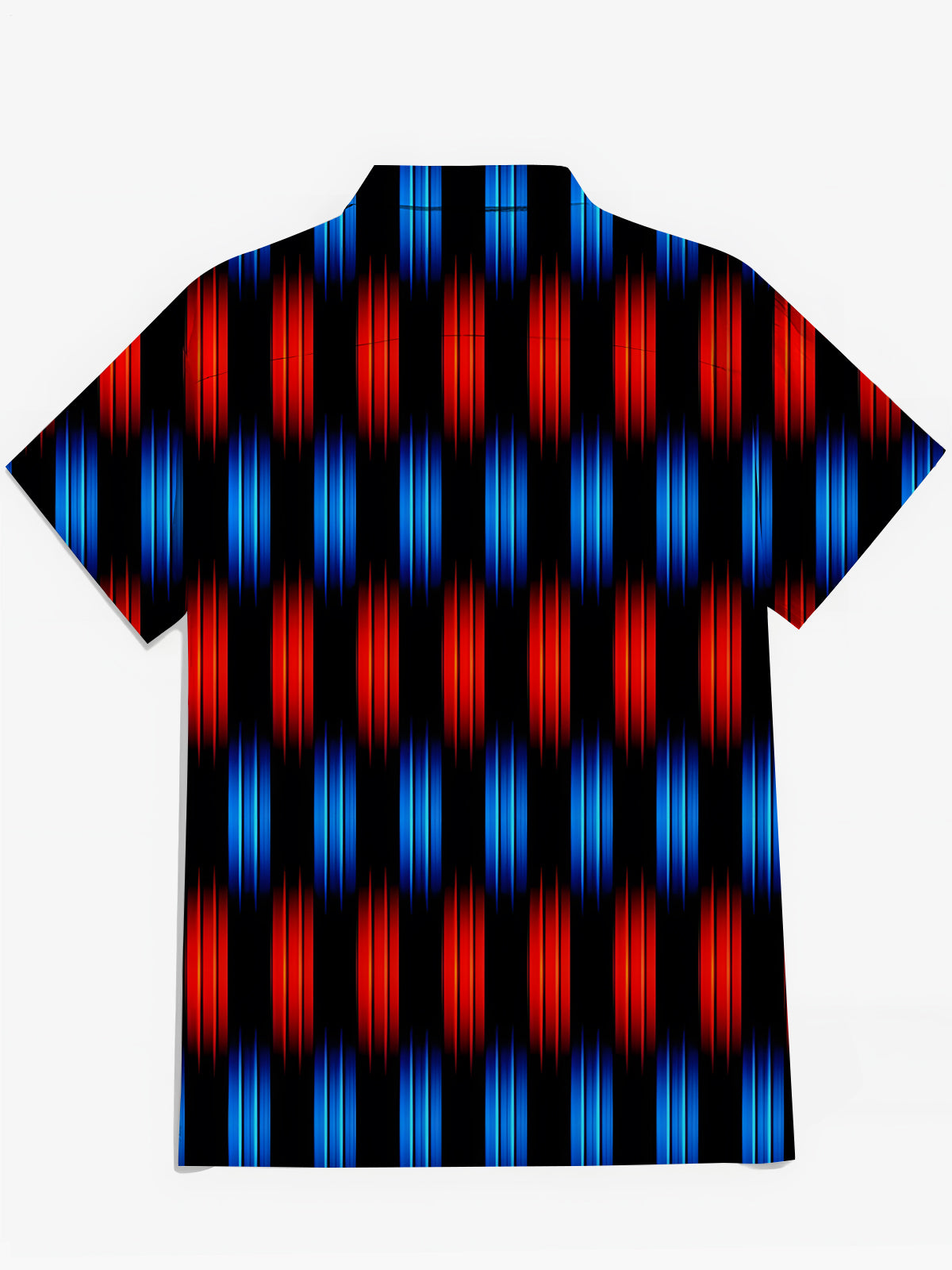 Geometrische Gradientenprint -Männer -Taschen -Taschen -Shirt -Hemden