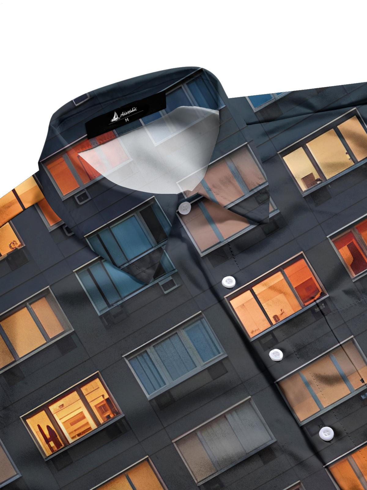 Fensterdruck Herren -Taschen -Kurzärmel -Shirts