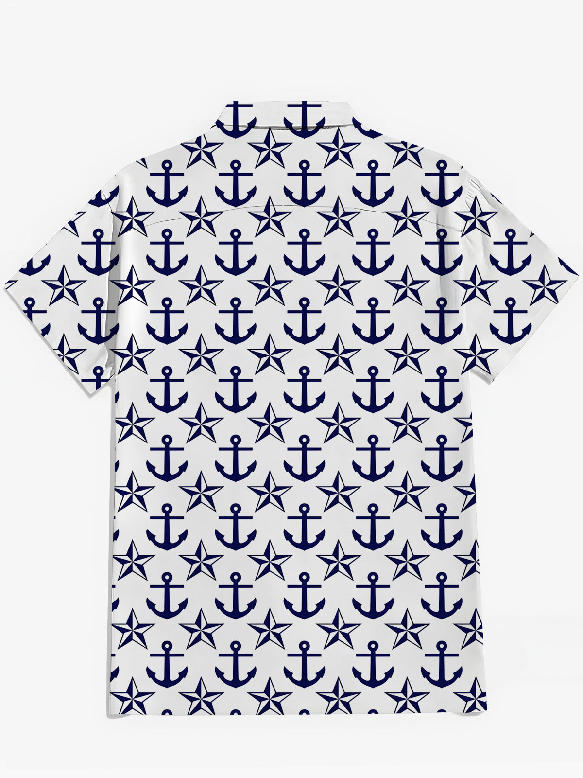 Ankerdrucken Herren -Tasche Kurzarm Shirts