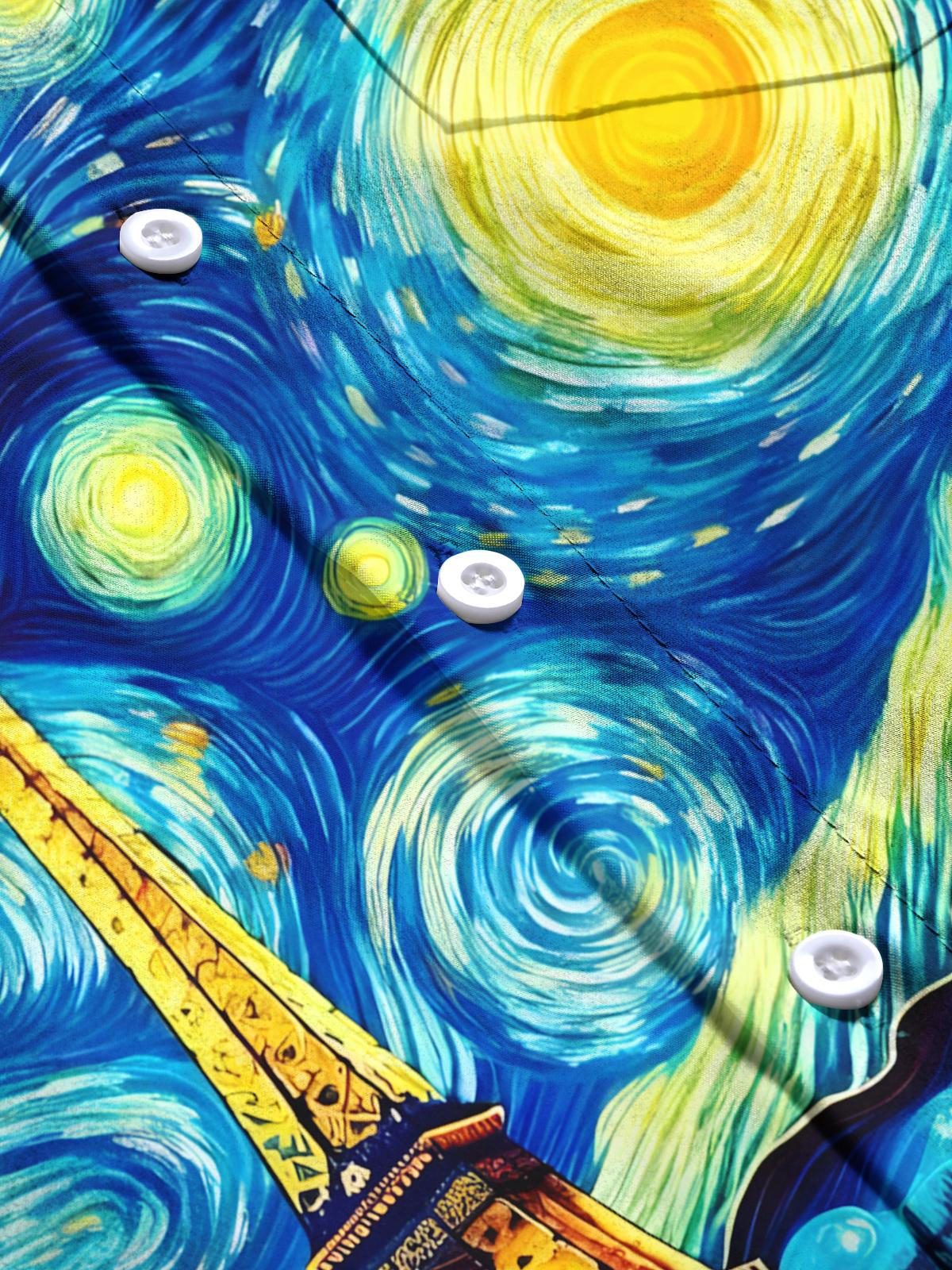 Ölmalerei Kunstdruck Herren Tasche Kurzarm Shirts