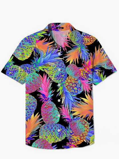 Hemden Für Kurzärmel Für Ananas -Print -Drucker -Tasche