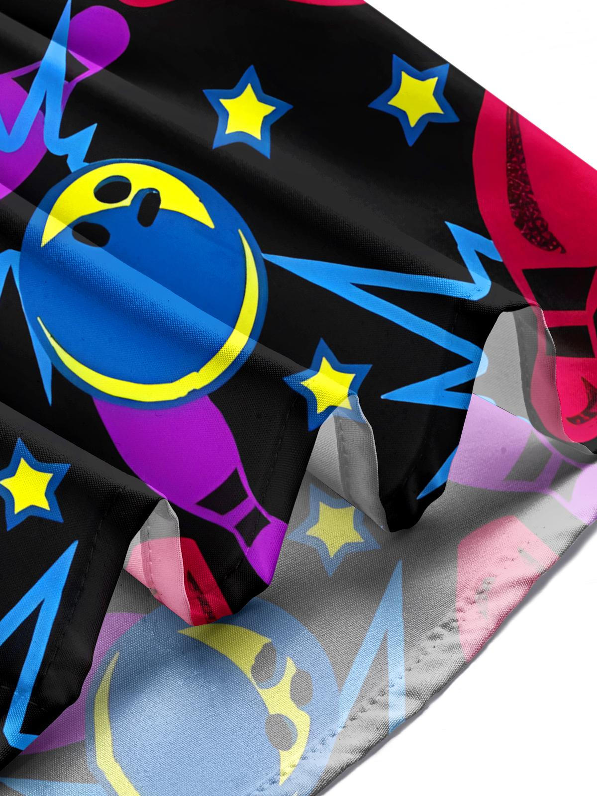 Bowling -Druck -Herren -Taschen -Kurzärmel -Hemden