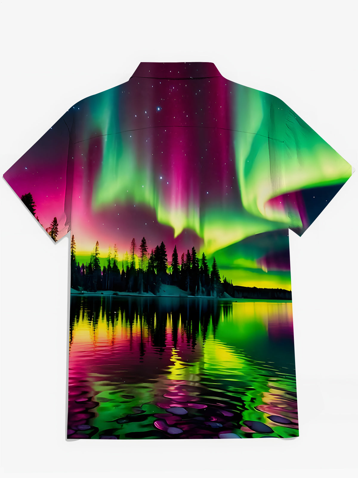 Landschaftsdruck Herren -Tasche Kurzarm Shirts