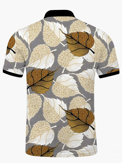 Leaf Herren Kurzarmknopf Poloshirt