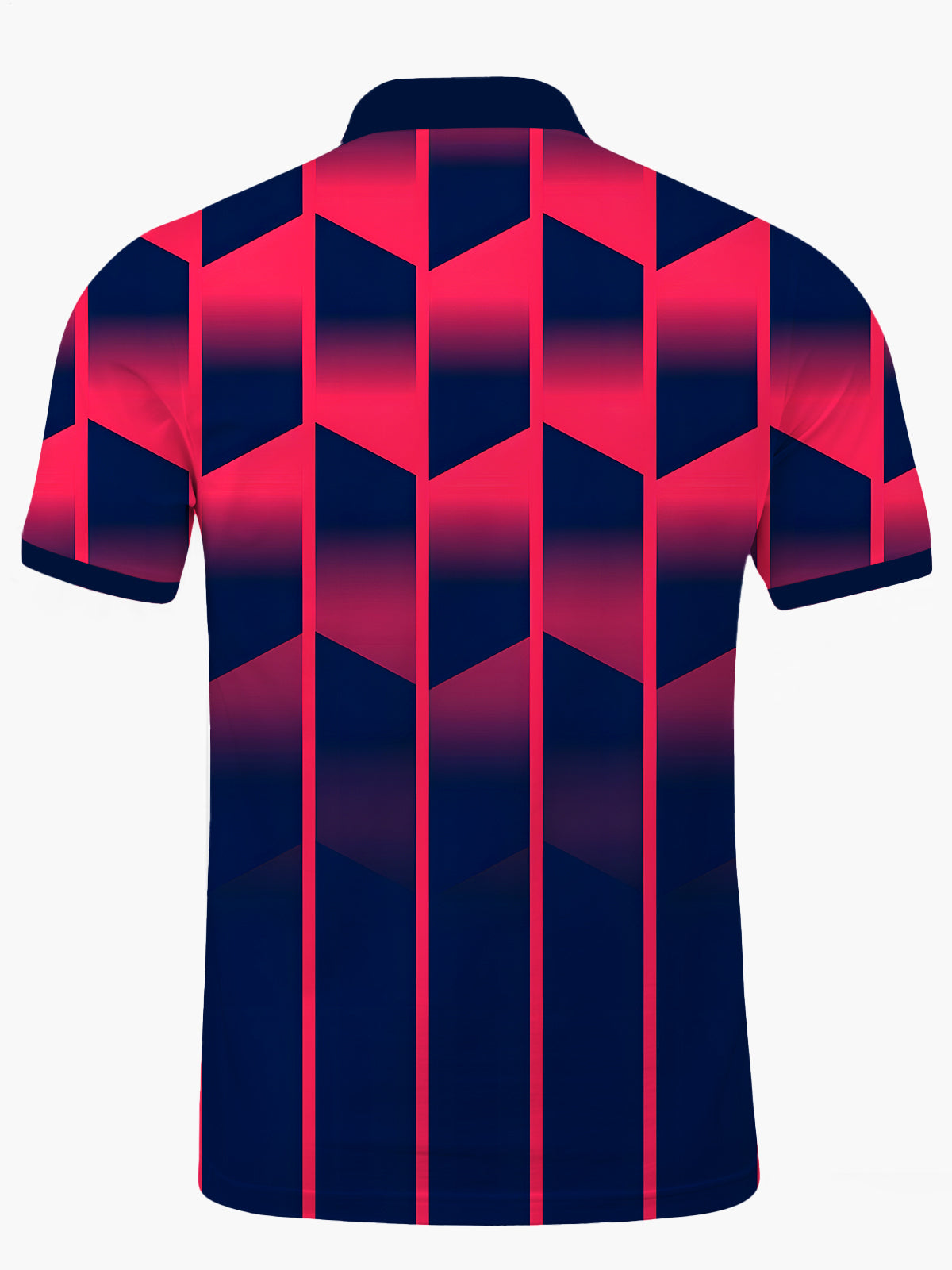 Geometrie Herren Kurzärmel -Polo -Hemd Polo -Hemd