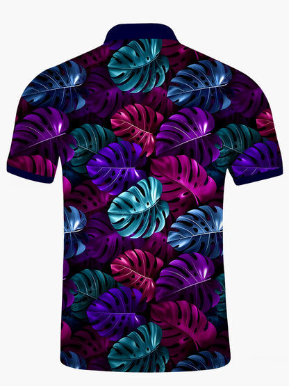 Leaf Herren Kurzarmknopf Poloshirt