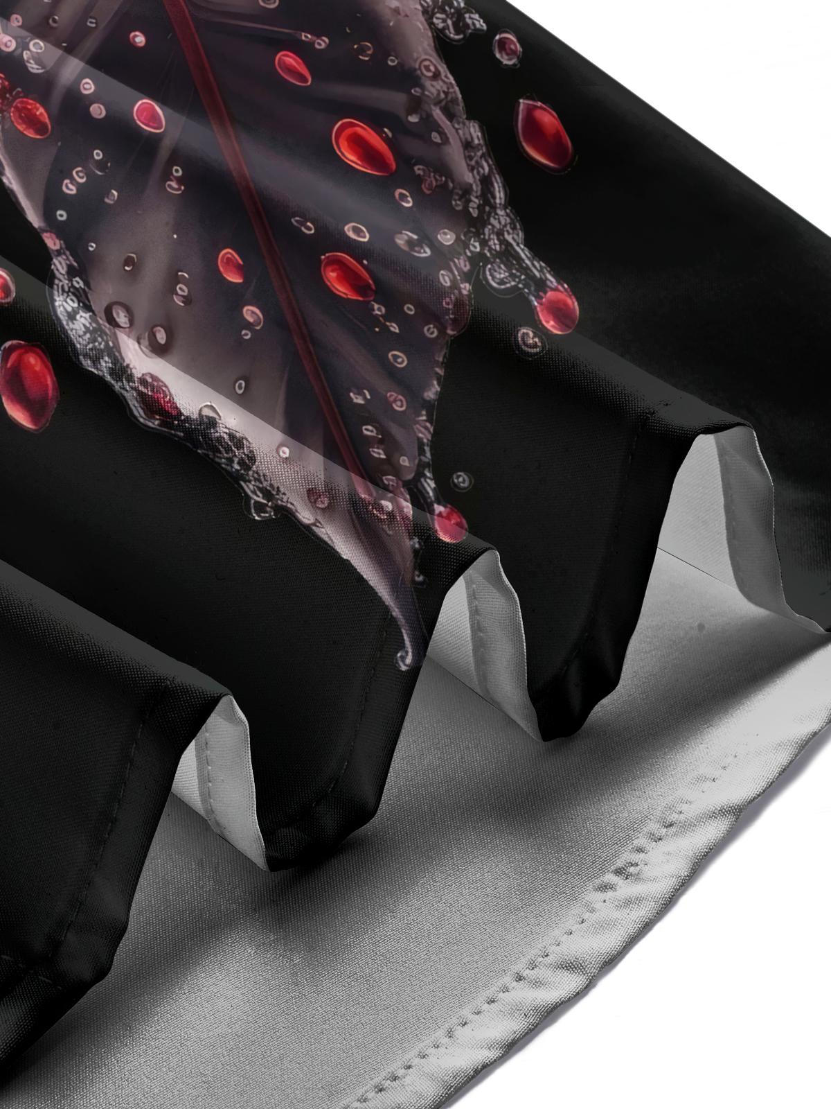 Blattdruck Herren -Tasche Kurzarm Shirts