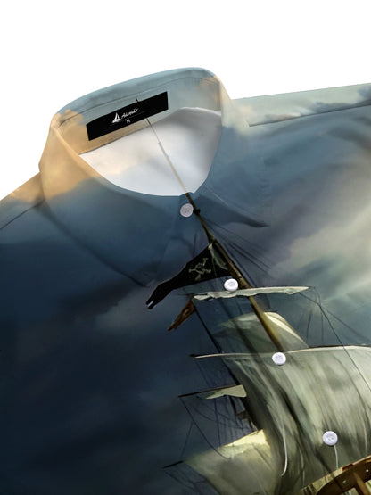 Kurzarm -Hemden Von Boot Herren Tasche