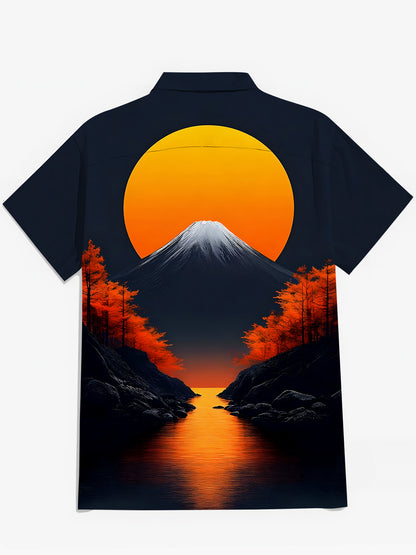 Hemden Für Kurzarm -Hemden Für Berg -Männer In Der Berge