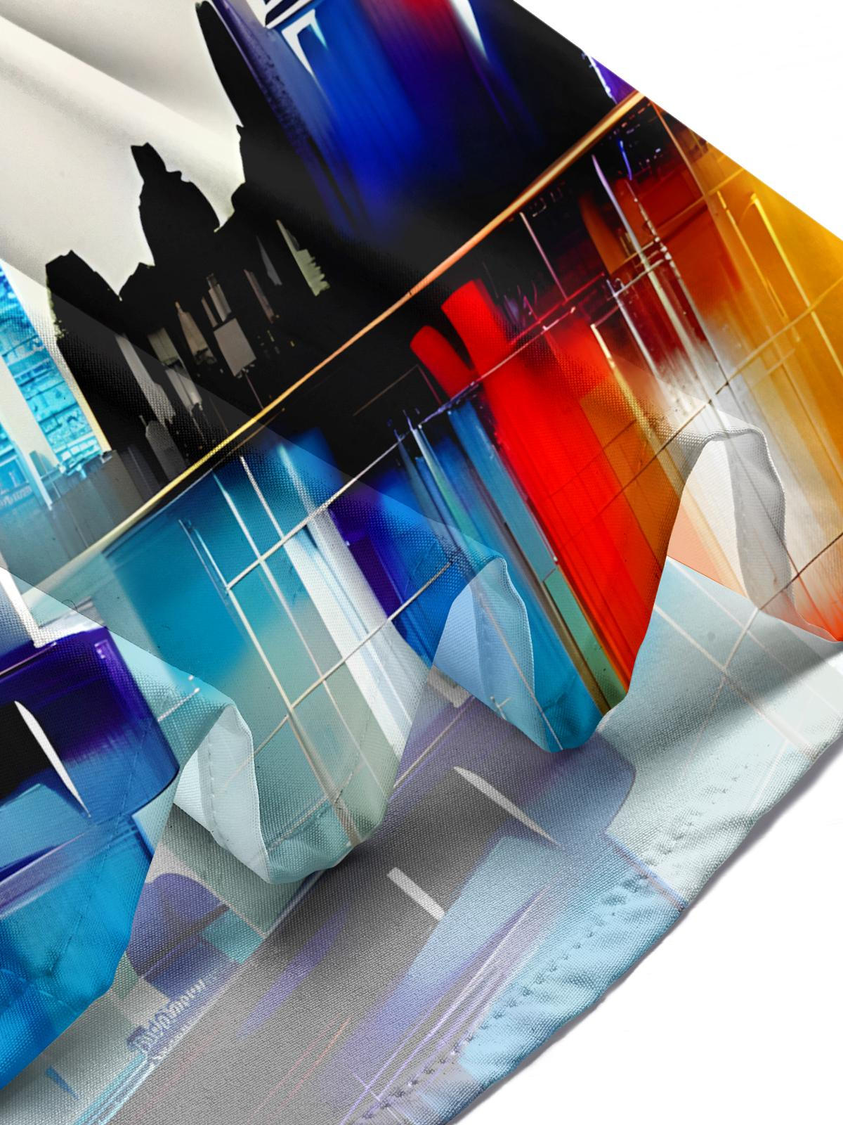 London Maltes Art Print Herren -Tasche Kurzarm Shirts