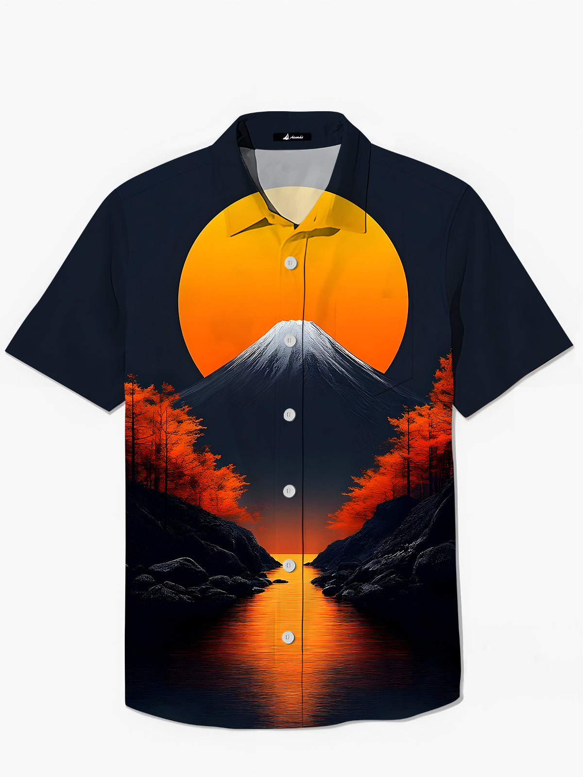 Hemden Für Kurzarm -Hemden Für Berg -Männer In Der Berge