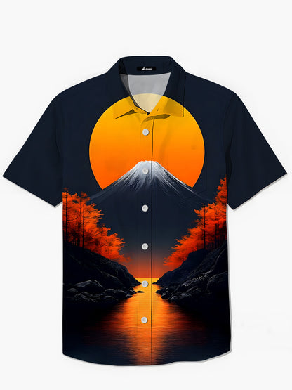 Hemden Für Kurzarm -Hemden Für Berg -Männer In Der Berge