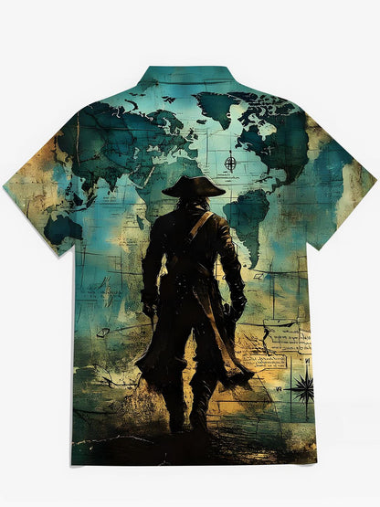 Captain Boat Herren -Tasche Kurzarm Shirts