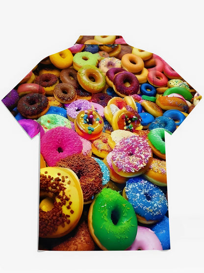 Kurzarm -Hemden Von Donut Herren Tasche