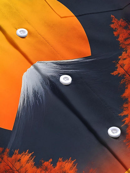 Hemden Für Kurzarm -Hemden Für Berg -Männer In Der Berge