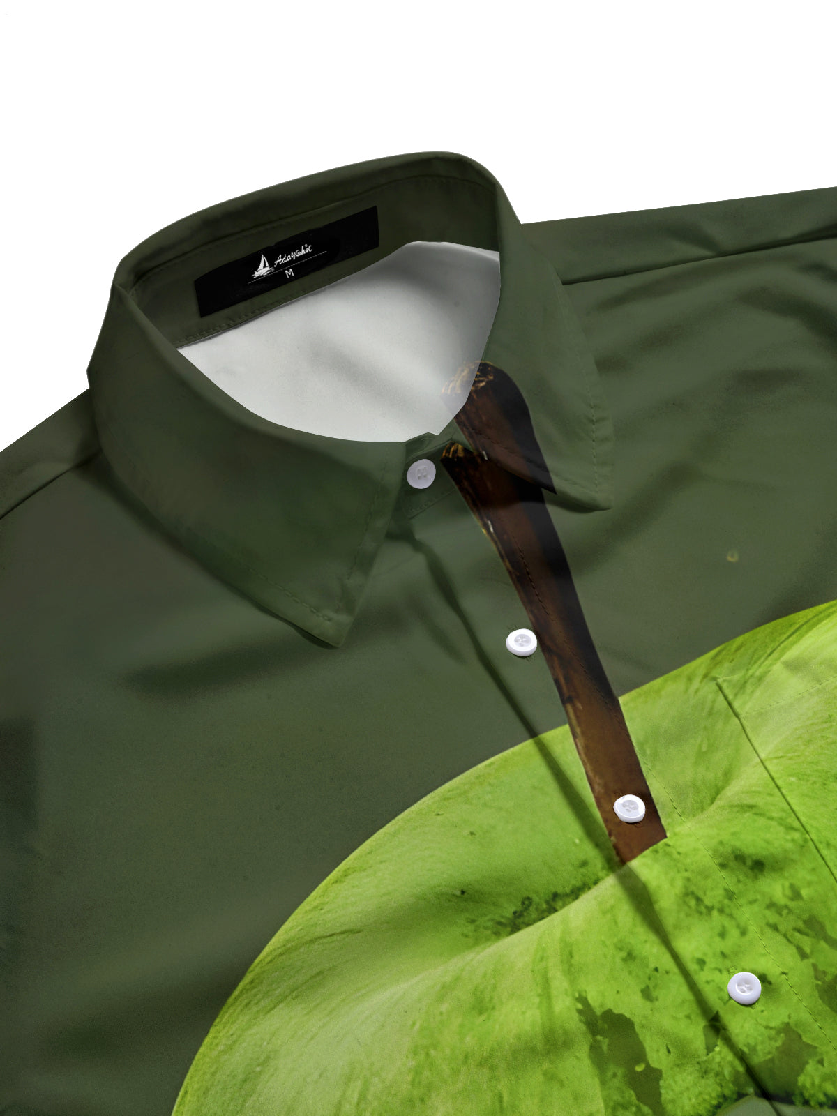 Apfeldruck Herren -Taschen -Kurzärmel -Shirts