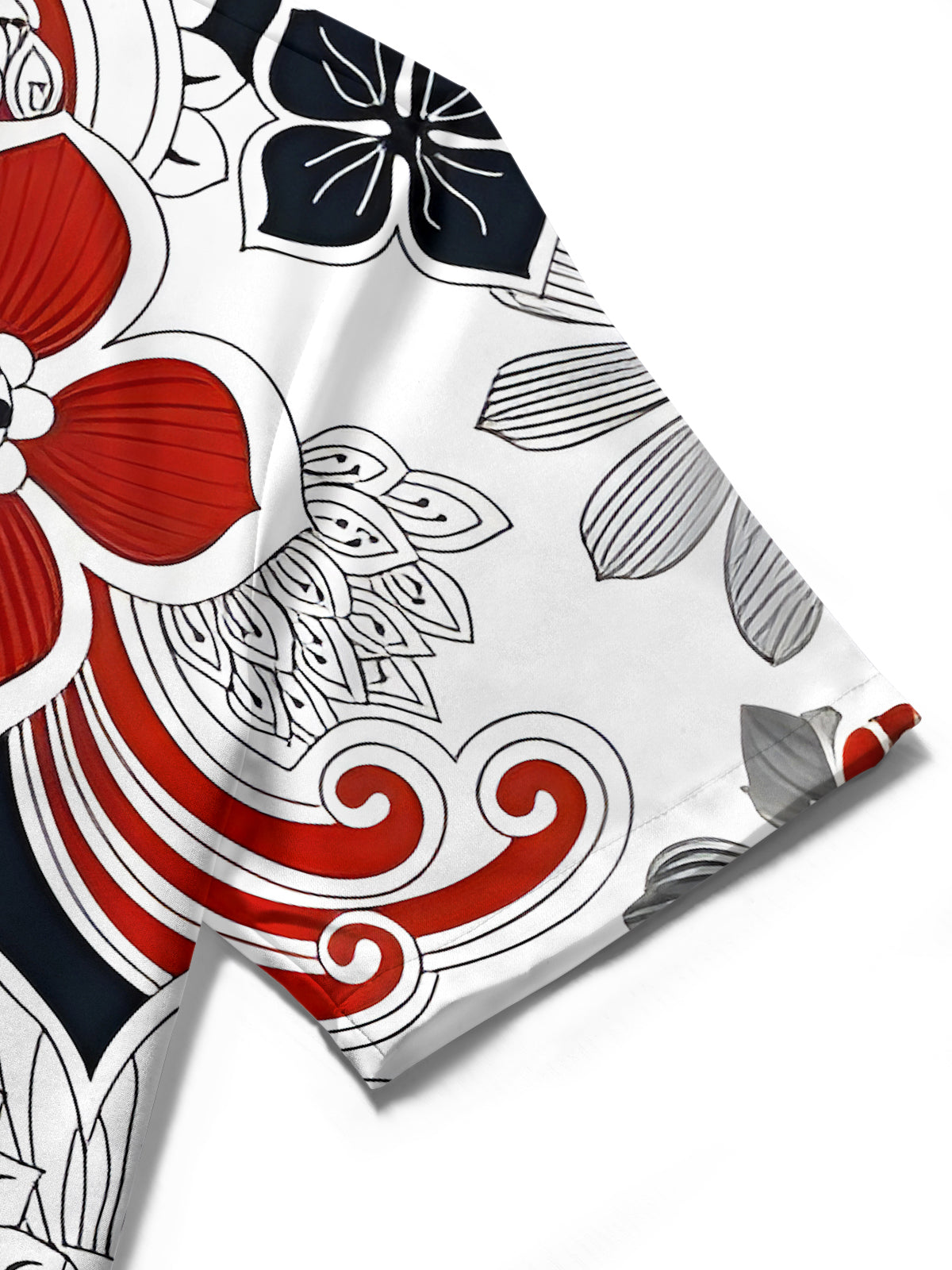 Taschenhemden Für Blumen -Männer In Kurzarm