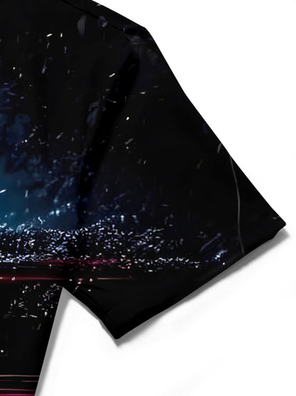 Kurzarmhemden Für Autodruck Herren Tasche