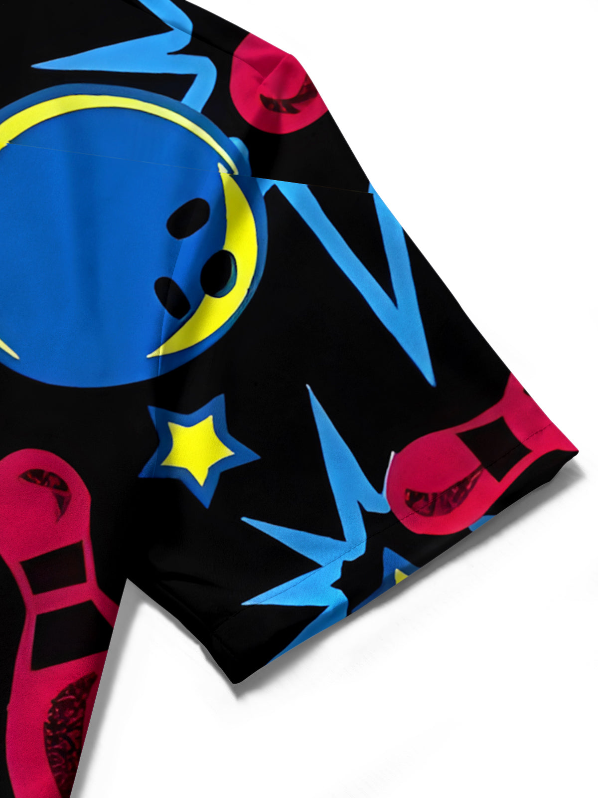 Bowling -Druck -Herren -Taschen -Kurzärmel -Hemden