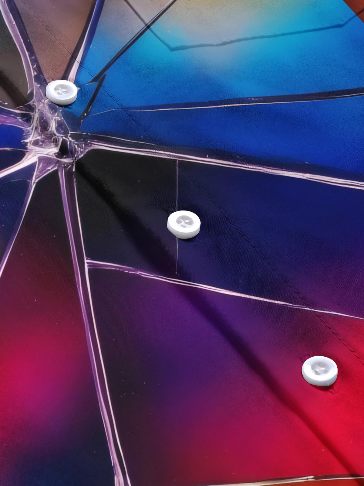 Verlaufsbrotglasabdruck Herren -Tasche Kurzarm Shirts