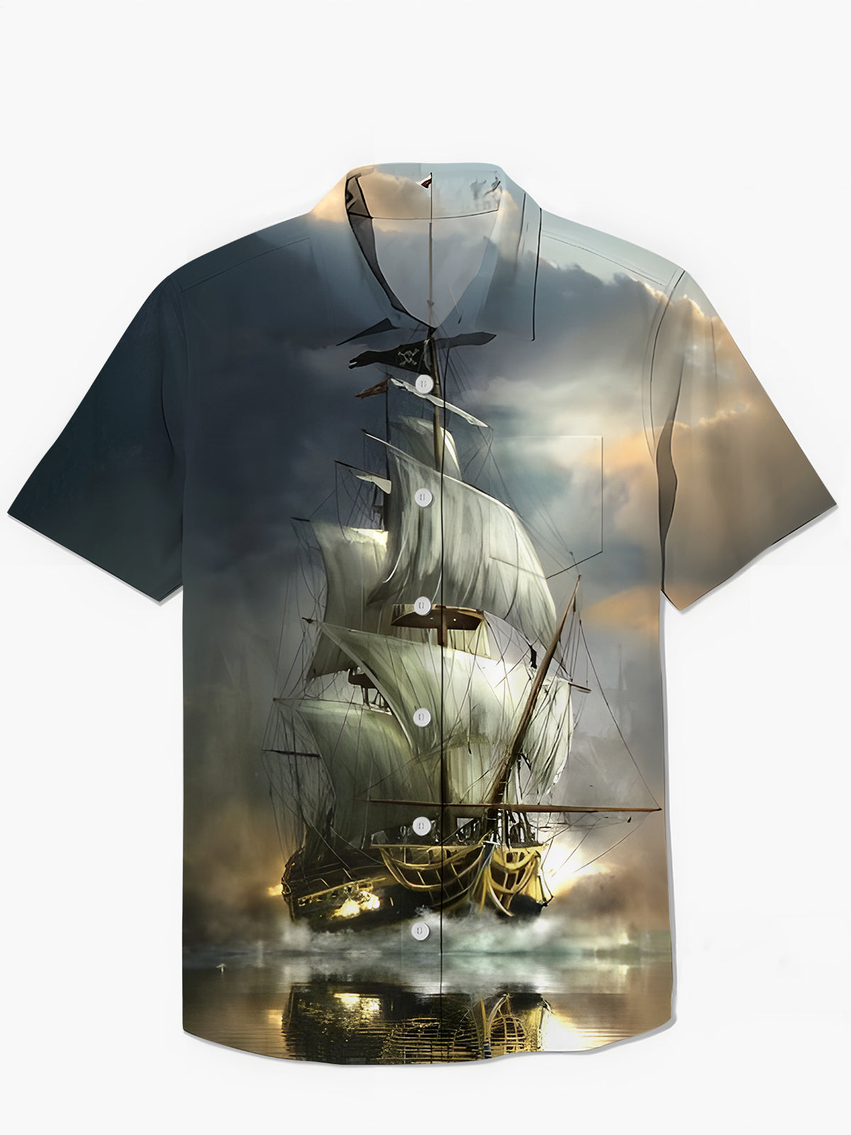 Kurzarm -Hemden Von Boot Herren Tasche