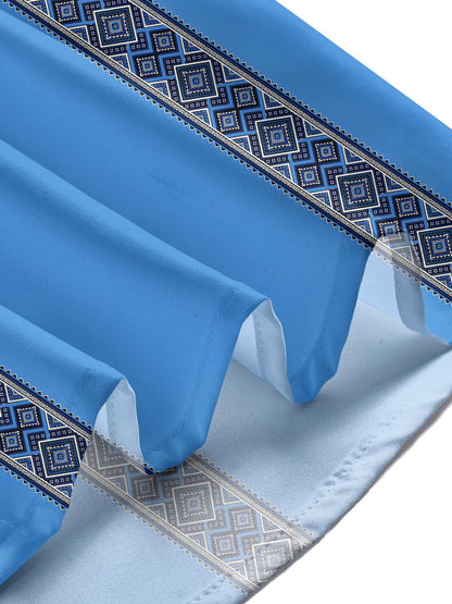 Geometrie Herren -Taschen -Kurzarmhemden